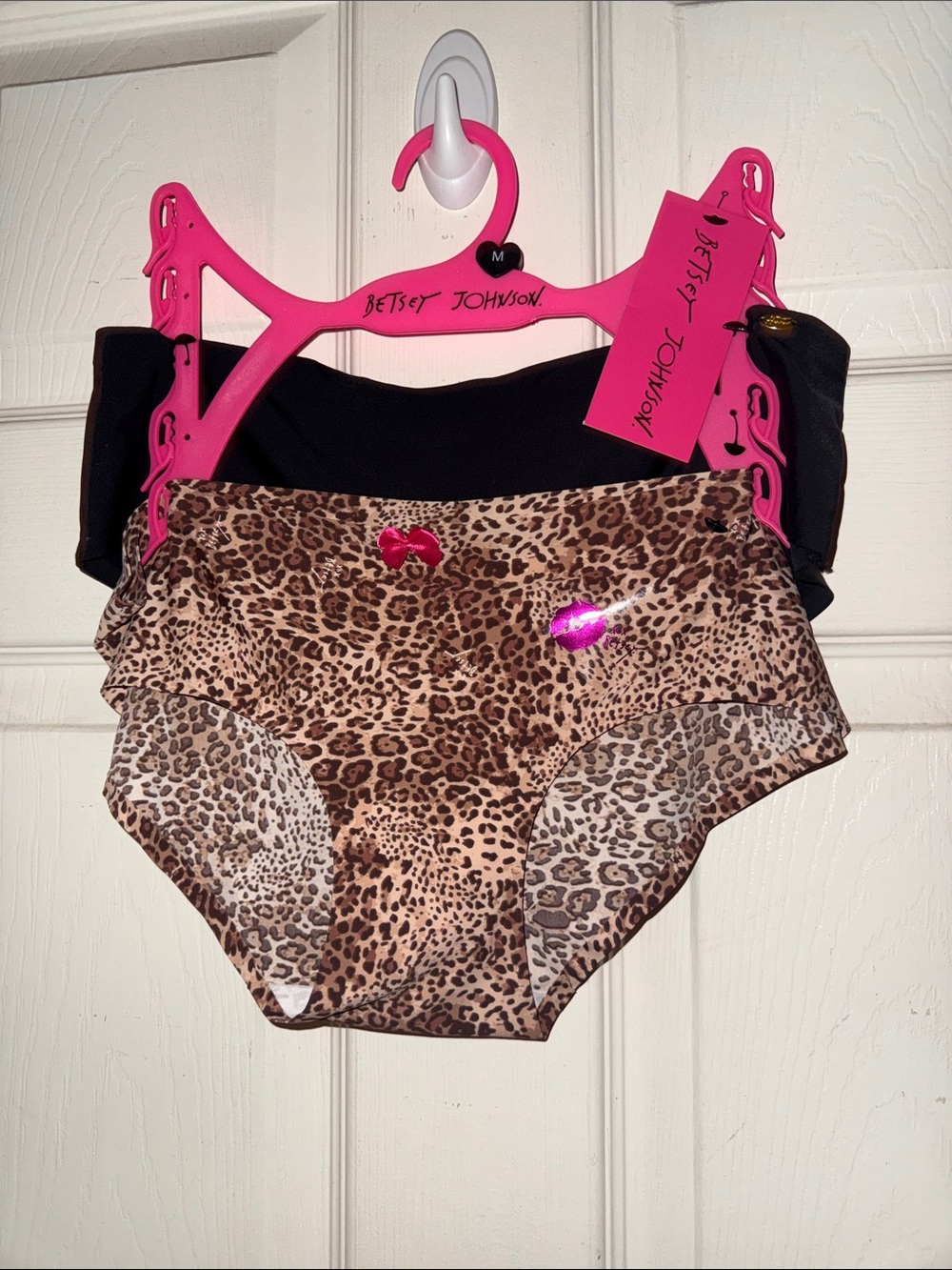 Betsey Johnson women’s satin soft x 2 pair